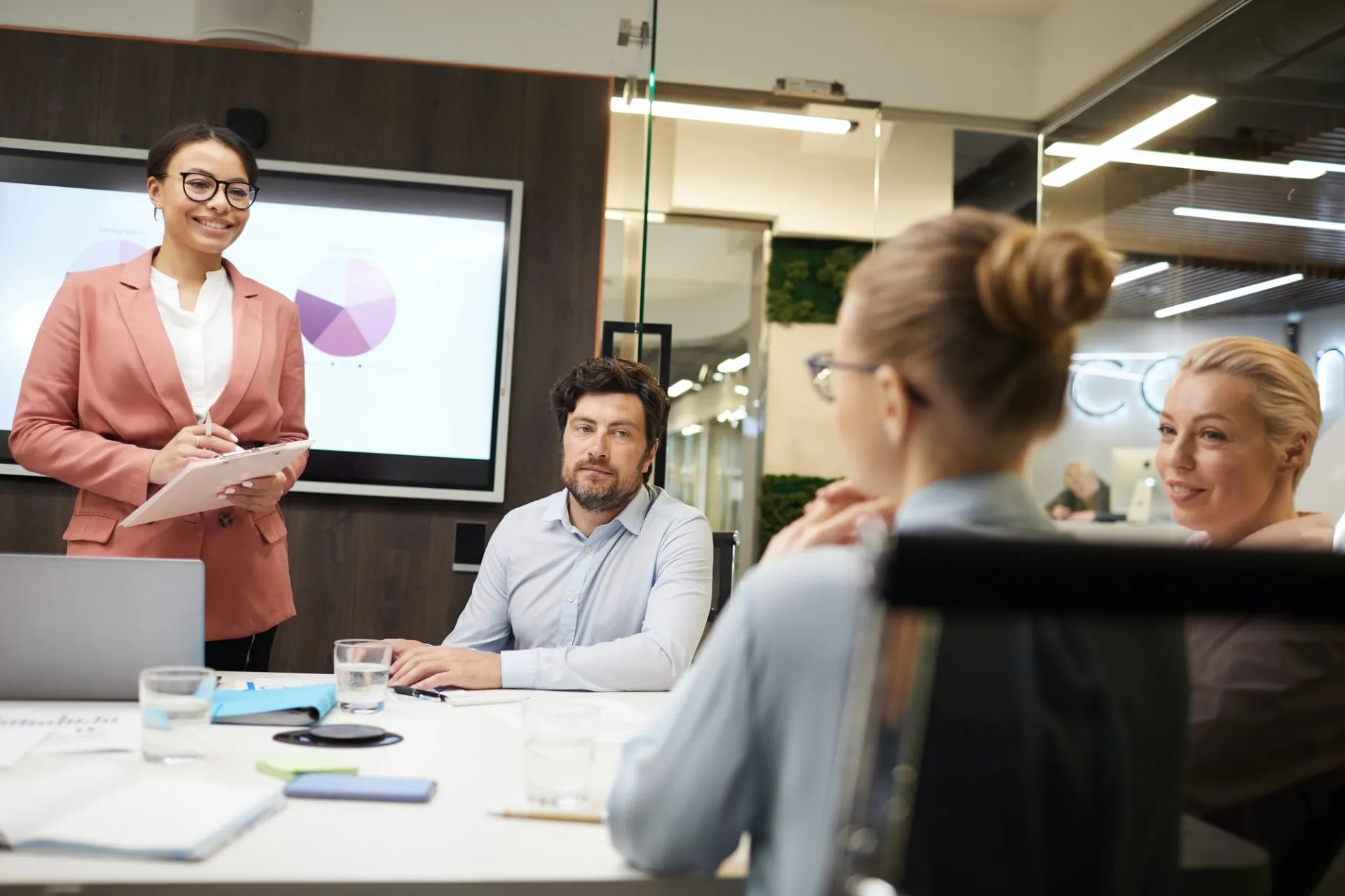 Business people at business training e1616121979357